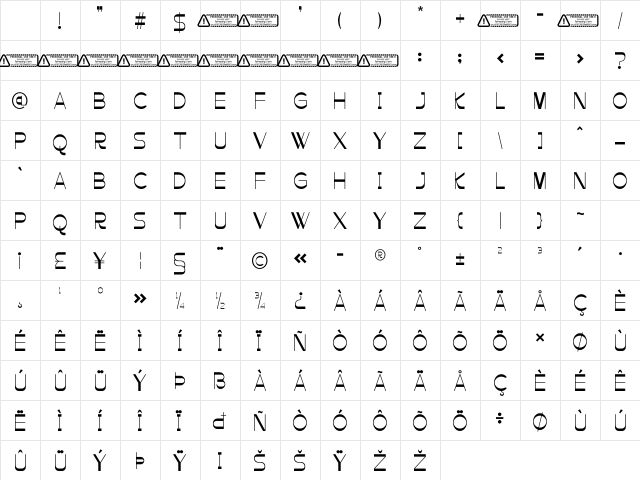 Amore PERSONAL USE ONLY! Regular Character Map Amore PERSONAL USE ONLY! Regular Character Map