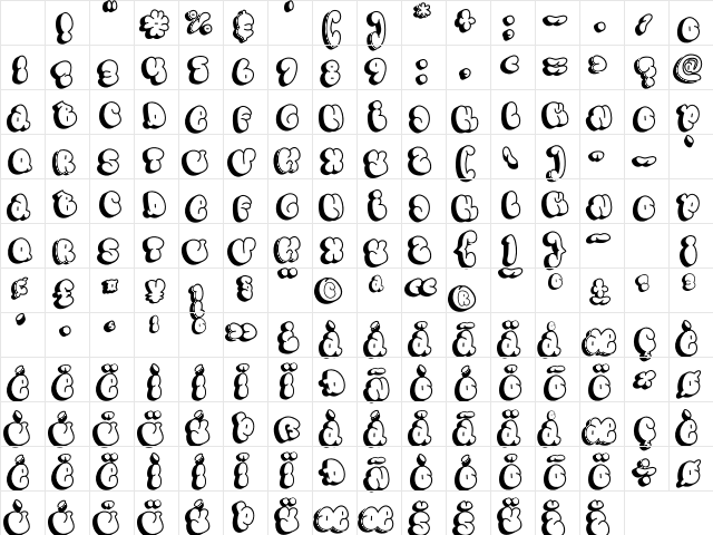 Zybo Pop Deco Deco Character Map Zybo Pop Deco Deco Character Map