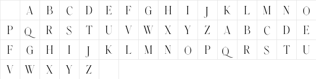 Zyntro Demo Regular Character Map Zyntro Demo Regular Character Map