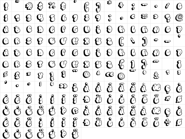 Zybo Pop Deco Deco Character Map Zybo Pop Deco Deco Character Map