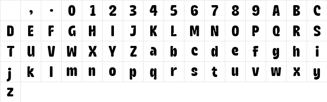 Beranda Round Regular Character Map Beranda Round Regular Character Map