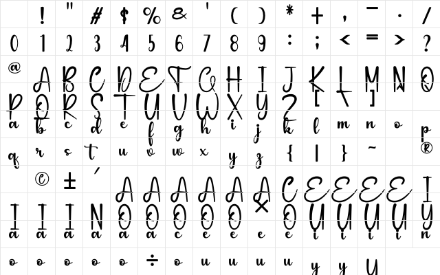 Black Box Regular Character Map Black Box Regular Character Map