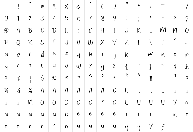 Cooling cartoon Regular Character Map Cooling cartoon Regular Character Map