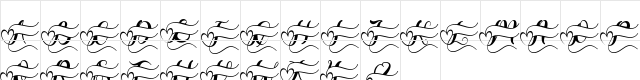Catherine Monogram Style Regular Character Map Catherine Monogram Style Regular Character Map