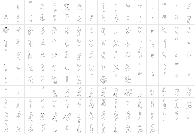 Coolest Hustle Outline Outline Character Map Coolest Hustle Outline Outline Character Map