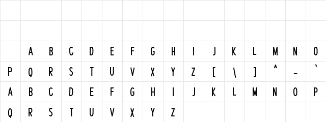 Gorgeous Regular Character Map Gorgeous Regular Character Map