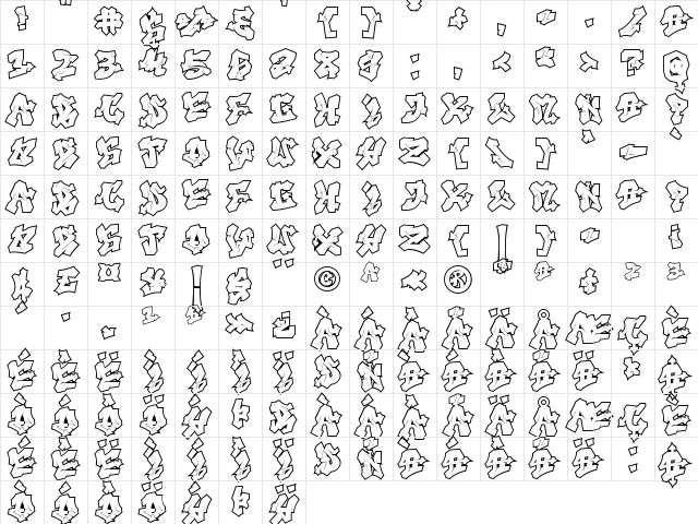 Nightclaw Vandal Outline Outline Regular Character Map Nightclaw Vandal Outline Outline Regular Character Map