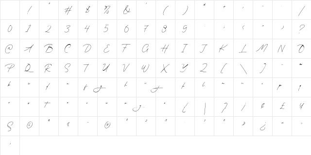 Paragraph Regular Character Map Paragraph Regular Character Map