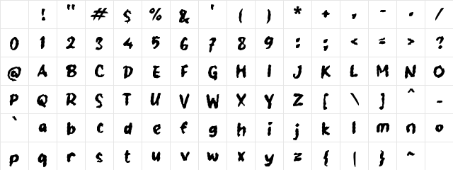 Paahorse Regular Character Map Paahorse Regular Character Map