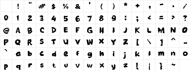 Pabes Regular Character Map Pabes Regular Character Map