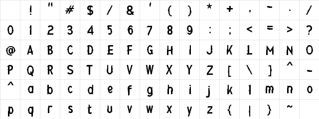 j Jegal Regular Character Map