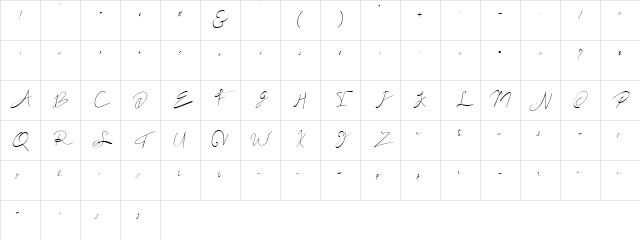 Peylon Viggo Regular Character Map Peylon Viggo Regular Character Map