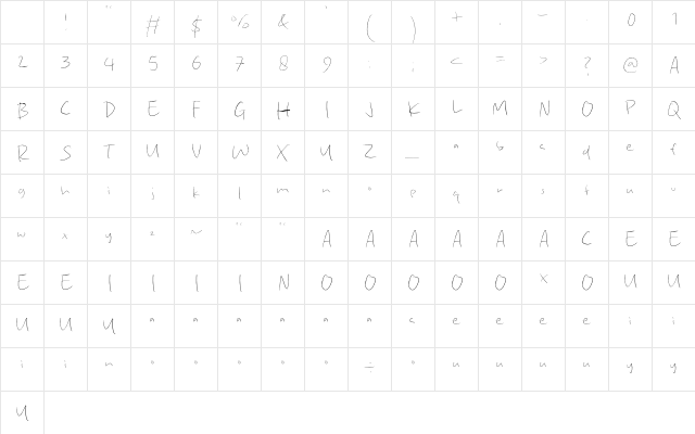 Velschedule Time Regular Character Map