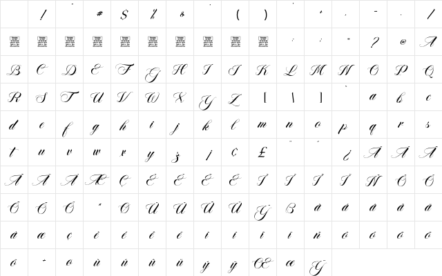 Zestful Christmas-Personal Use Regular Character Map Zestful Christmas-Personal Use Regular Character Map