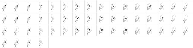 pf_cockatoo Regular Character Map