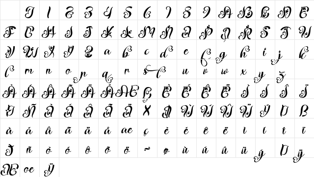 Thanks Beauty Italic Demo Italic Character Map Thanks Beauty Italic Demo Italic Character Map