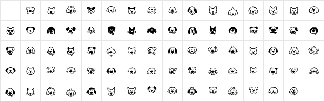 Zingflawdog Regular Character Map Zingflawdog Regular Character Map