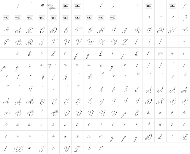 Feeling Together Personal Use Regular Character Map Feeling Together Personal Use Regular Character Map