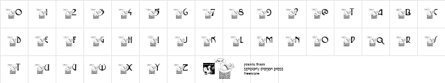 pf_santa_stuck Regular Character Map pf_santa_stuck Regular Character Map