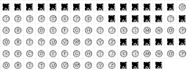 pf_sstar1 Regular Character Map