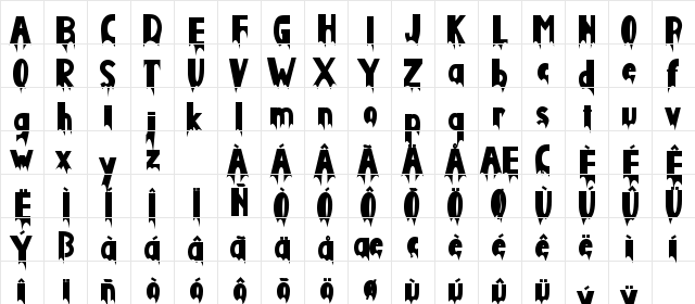 Monster Phantom Regular Character Map Monster Phantom Regular Character Map