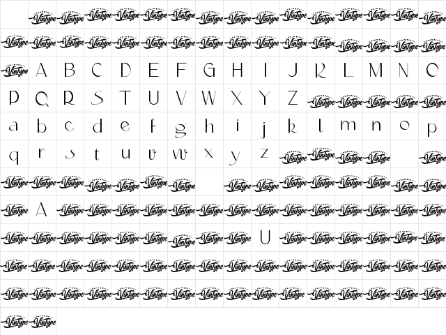 Yellow Element Demo Regular Character Map Yellow Element Demo Regular Character Map