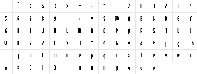 pinx Black Character Map pinx Black Character Map