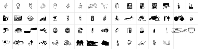 PlakkenWalls Regular Character Map PlakkenWalls Regular Character Map