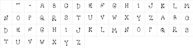 Poopy Regular Character Map Poopy Regular Character Map