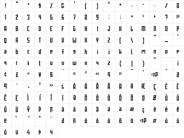 Pop Pop Regular Character Map Pop Pop Regular Character Map