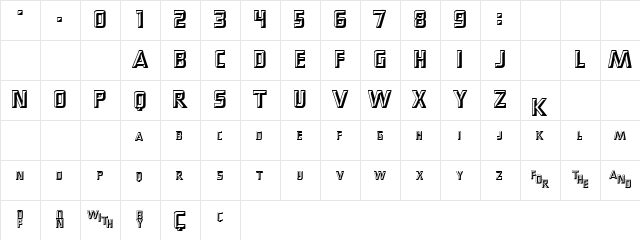 PopUps Regular Character Map PopUps Regular Character Map