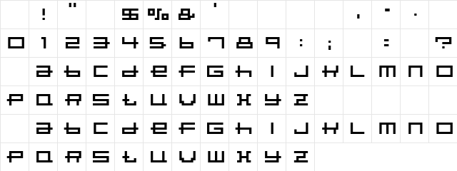 Porpoise Regular Character Map Porpoise Regular Character Map