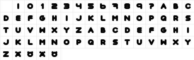Pouttu Regular Character Map Pouttu Regular Character Map