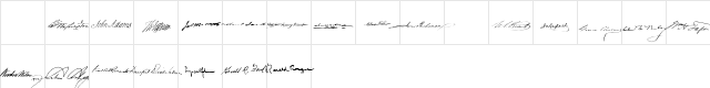 American Presidents SAMPLE Normal Character Map