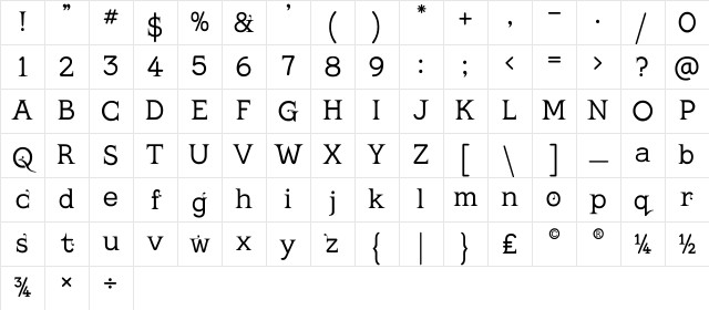 Kingthings Serifique Light Light Character Map Kingthings Serifique Light Light Character Map