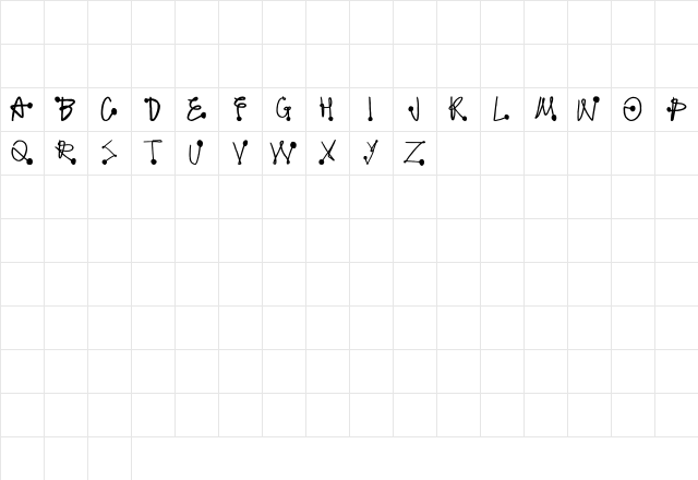 Protonic Feelers Regular Character Map