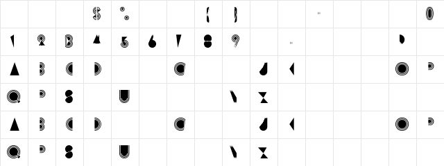 Prisma Regular Character Map