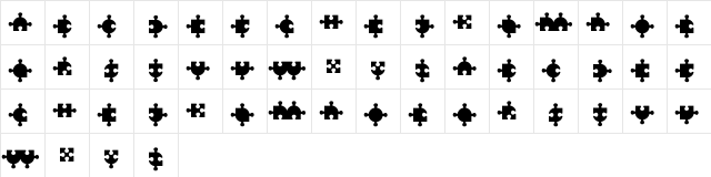 Puzzle Regular Character Map