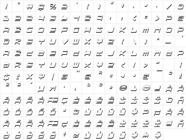 QuickGear Shadow ItalCon Shadow ItalCon Character Map
