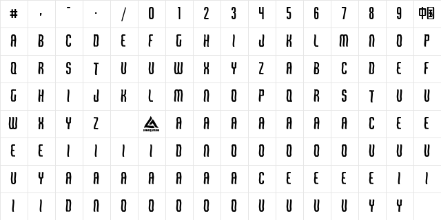 Qirof Regular Character Map