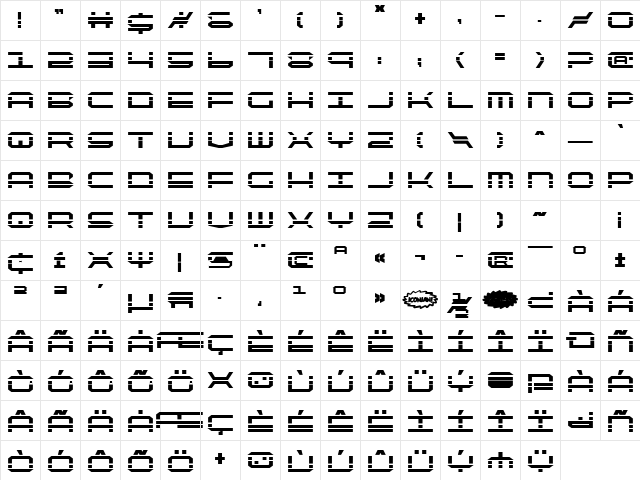 QuickQuick Bold Bold Character Map QuickQuick Bold Bold Character Map