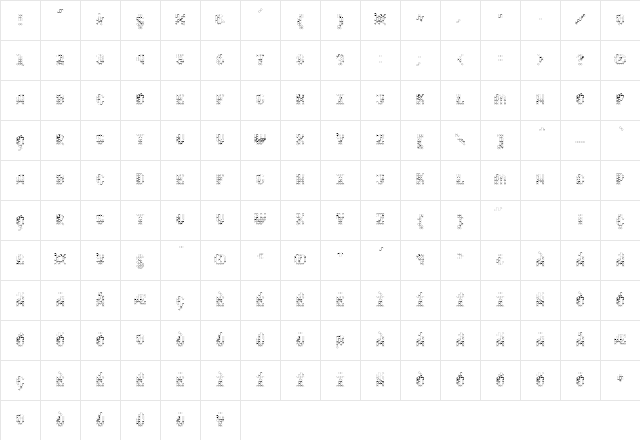 Quad Regular Character Map