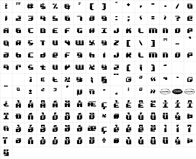 bad robot laser Laser Character Map