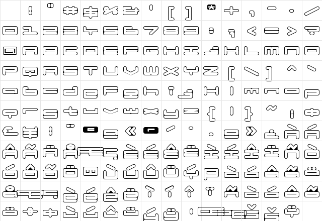 BadExcuse Medium Character Map BadExcuse Medium Character Map