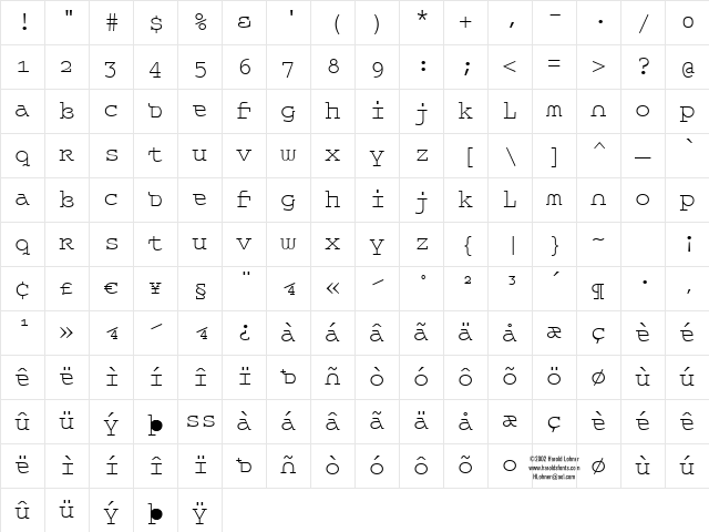 Queer TheoryLight Regular Character Map