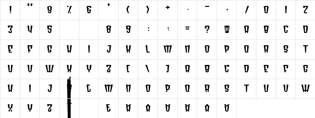 Radonator Monster Normal Character Map
