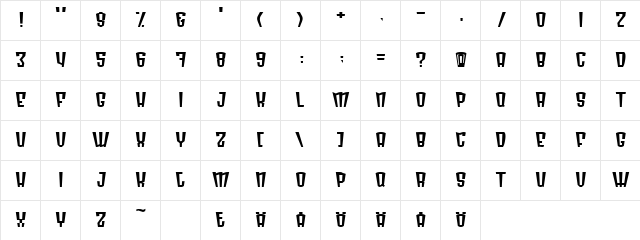 Radonator Monster Normal Character Map