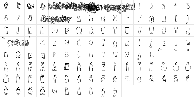 Ramon Bold Character Map