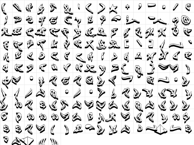 RaseOne Fat 3D Character Map RaseOne Fat 3D Character Map