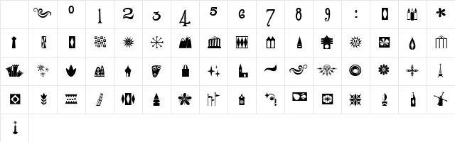 BaileywickHappyGramsJF Medium Character Map